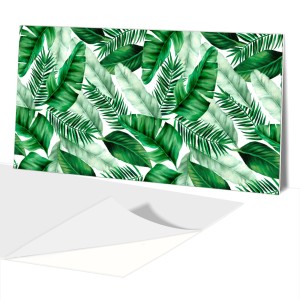 NOWOCZENY PANEL PCV SAMOPRZYLEPNY tropikalne zielone liście palmy