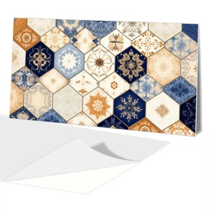 NOWOCZENY PANEL PCV SAMOPRZYLEPNY Marokańskie płytki retro