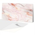 Samoprzylepny panel panele PCV na ścianę Samoprzylepny panel panele PCV na ścianę Pastelowy róż marmur i złoto