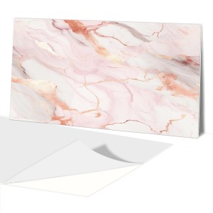 Samoprzylepny panel panele PCV na ścianę Samoprzylepny panel panele PCV na ścianę Pastelowy róż marmur i złoto