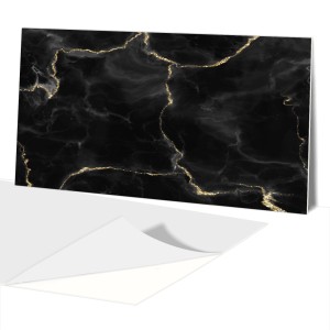 Samoprzylepny panel panele PCV ciemny kamień złoto black marble