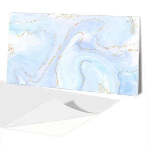 Samoprzylepny panel panele PCV ścienny BŁĘKITNY MARMUR ZŁOTO