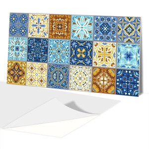 PANELE PCV SAMOPRZYLEPNE NA SCIANĘ Wzór Azulejos Ornament 