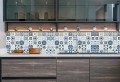 NOWOCZENY PANEL PCV SAMOPRZYLEPNY Tradycyjne Arabskie kafelki mozaika