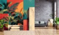FOTOTAPETA tapeta tropikalne liście do jadalni HAVANA na ścianę art deco