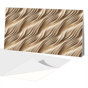 PANEL PCV samoprzylepny ELEGANCKA FALA dekoracja ścienna