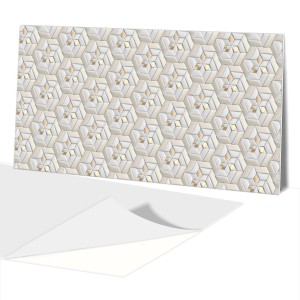 Panele ścienne pcv samoprzylepne mural gresowy rombus elegancja 3D