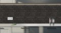 Panel ścienny pcv samoprzylepny CIEMNA CEGIEŁKA loft desing