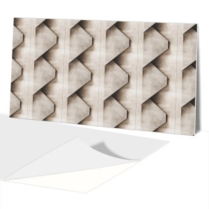 Panel pcv samoprzylepny na ścianę NOWOCZESNY BETON Geometria Moderna