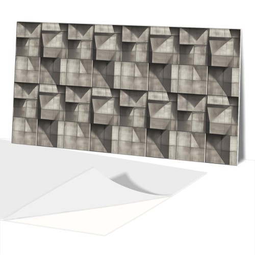 PANEL PCV beton architektoniczny CONCRETE betonowe bloki 3D