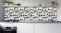 PANEL PCV beton architektoniczny kostki 3D nowoczesny wzór
