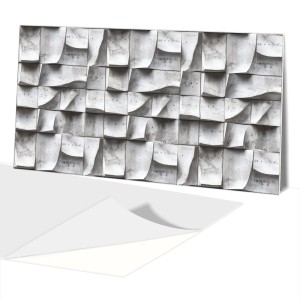 PANEL PCV beton architektoniczny kostki 3D nowoczesny wzór