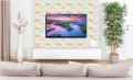 PANEL PCV SAMOPRZYLEPNY na ścianę NOWOCZESNY WZÓR pastel geometria