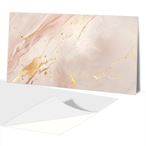 PANEL PCV SAMOPRZYLEPNY WINYLOWY delikatny róż złoto kamień