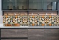 Samoprzylepny panel PCV MOSAICO patchwork w stylu Marokańskim kafle tradycyjne