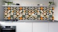 Samoprzylepny panel PCV MOSAICO patchwork w stylu Marokańskim kafle tradycyjne