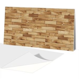 Panel PCV na ścianę SAMOPRZYLEPNY WINYL drewniana mozaika 