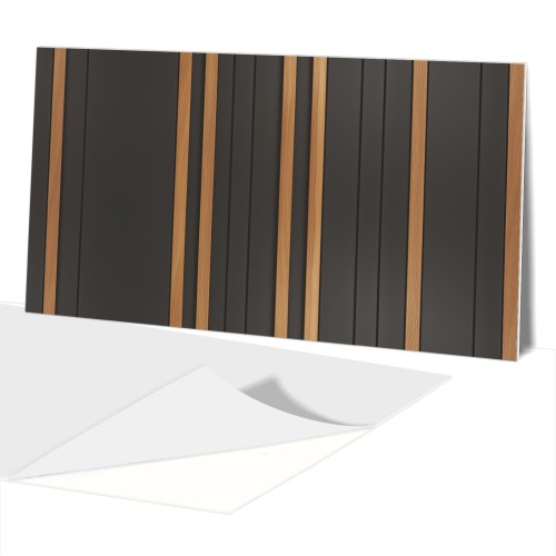 Panel PCV na ścianę SAMOPRZYLEPNY WINYL nowoczesne lamele 