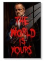 obraz Ojciec Chrzestny The World Is Yours Pop Art Graffiti – Edycja Premium | Biznes i Motywacja