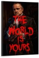 obraz Ojciec Chrzestny The World Is Yours Pop Art Graffiti – Edycja Premium | Biznes i Motywacja