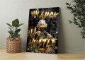  Obraz Sknerus Pop Art Motywacja Biuro Walcz Kaczka no luck no hustle – Edycja Premium | Biznes i Motywacja