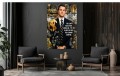  Obraz Wilk z Wall Street - Leonardo DiCaprio Pop Art - Motywacja Sukces – Edycja Premium | Biznes i Motywacja