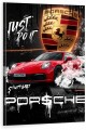 Obraz z  Porsche - „Just Do It” Motywacyjny samochód szybki marzenia