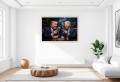 obraz Trump and Biden Smoking Cygara Whisky Gabinet Gentleman Club – Edycja Premium | Biznes i Motywacja