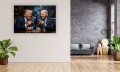 obraz Trump and Biden Smoking Cygara Whisky Gabinet Gentleman Club – Edycja Premium | Biznes i Motywacja