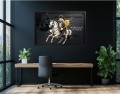  Obraz Pop Art - Kaczor Donald Napoleon - Amex Black Card Edition - Ekskluzywny Loft – Edycja Premium | Biznes i Motywacja