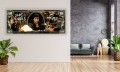 Obraz Pop Art: Scarface „The World Is Yours” – Tony Montana na tle 100 Dolarów