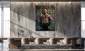 Obraz CONOR McGREGOR Pop Art Loft Beton Grafit Złoto – Edycja Premium