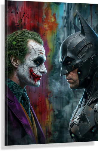 Obraz Batman i Joker Pop Art – Street Art Graffiti – Nowoczesne Płótno