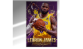 Obraz LEBRON JAMES Lakers G.O.A.T. Złoty Podpis 