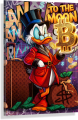 Obraz SKNERUS MCKWACZ Bitcoin Money Art Kryptowaluty – Nowoczesny Luksusowy Pop Art do Biura i Salonu – Edycja Premium