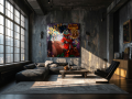 Obraz SKNERUS MCKWACZ Bitcoin Money Art Kryptowaluty – Nowoczesny Luksusowy Pop Art do Biura i Salonu – Edycja Premium