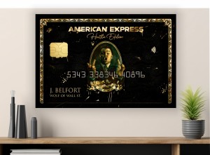 Obraz Wolf of Wall Street Wilk z Wall Street Amex Nowoczesny Loft