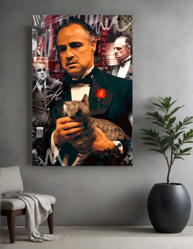 Obraz na Płótnie OJCIEC CHRZESTNY Godfather Pop-Art Loft