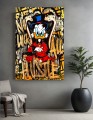  Obraz na płótnie Pop Art Sknerus McKwacz – No Luck All Hustle
