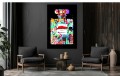 Obraz Pop Art Chanel No 5 – Fashion Street Art Glamour Graffiti