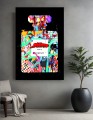 Obraz Pop Art Chanel No 5 – Fashion Street Art Glamour Graffiti