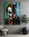 OBRAZ Mroczny Rycerz & Joker – Dualizm Sukcesu Nowoczesna Sztuka Loft Street Art