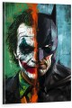OBRAZ Mroczny Rycerz & Joker – Dualizm Sukcesu Nowoczesna Sztuka Loft Street Art