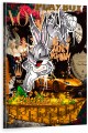 Obraz Królik Bugs – No Money No Funny Luxury Golden Splash Premium