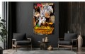 Obraz Królik Bugs – No Money No Funny Luxury Golden Splash Premium