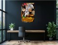 Obraz Królik Bugs – No Money No Funny Luxury Golden Splash Premium