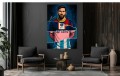 OBRAZ Leo Messi GOAT – Football Club Collage Premium Legenda Piłki Nożnej 