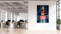 OBRAZ Leo Messi GOAT – Football Club Collage Premium Legenda Piłki Nożnej 