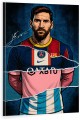 OBRAZ Leo Messi GOAT – Football Club Collage Premium Legenda Piłki Nożnej 
