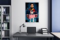 OBRAZ Leo Messi GOAT – Football Club Collage Premium Legenda Piłki Nożnej 